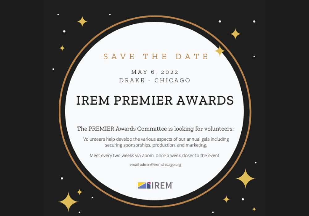 IREM Premier Awards Save the Date