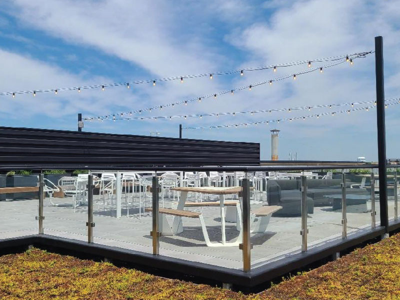263 Shuman Elevated Rooftop Deck & Green Roof Project